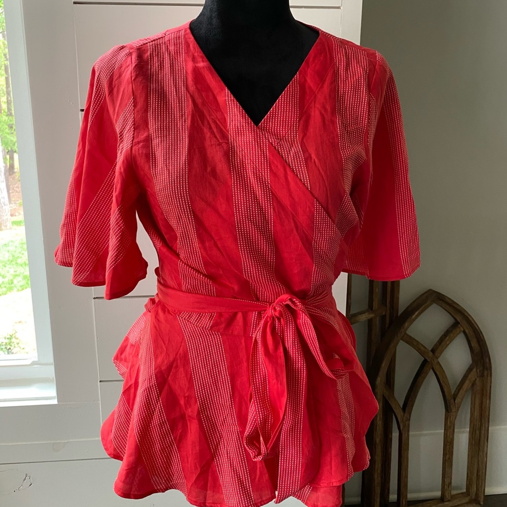 NWT Loft Wrap Blouse